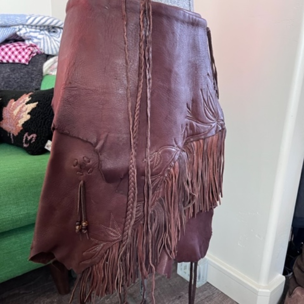 Leather skirt - Picture 5 of 10